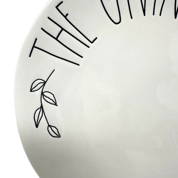 Rae Dunn Giving Plate Ceramic 11in  Fall Autumn Holiday Cookie Tray Gifting - Picture 4 of 8